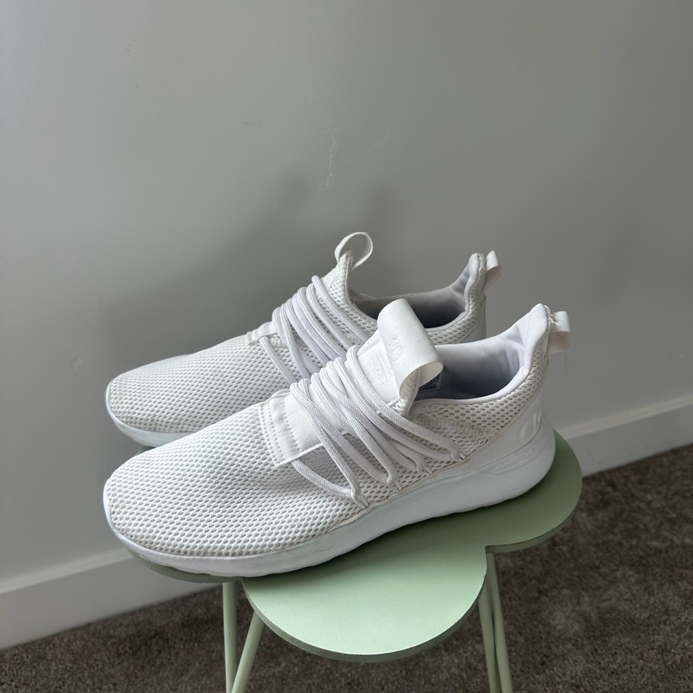 Adidas White Mesh Sneakers